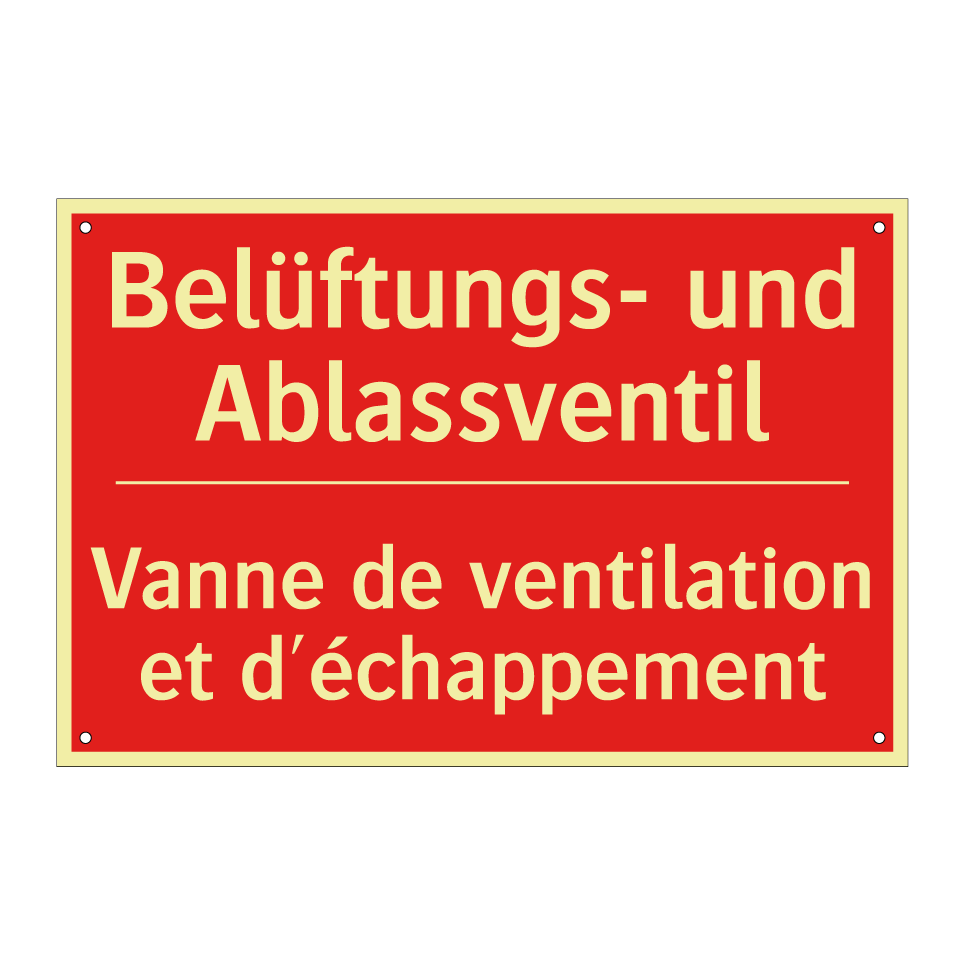 Belüftungs- und Ablassventil - Vanne de ventilation et d'échappement /.../