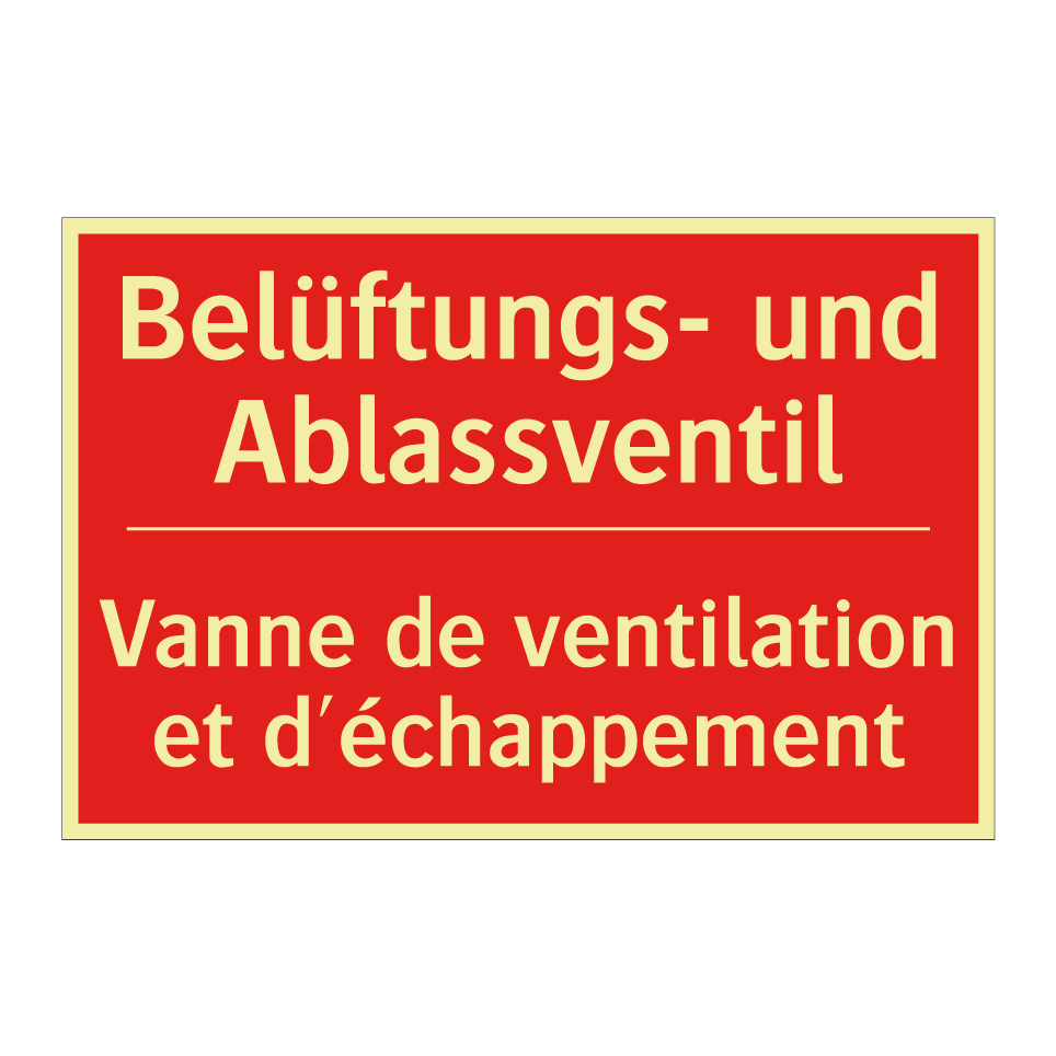 Belüftungs- und Ablassventil - Vanne de ventilation et d'échappement /.../