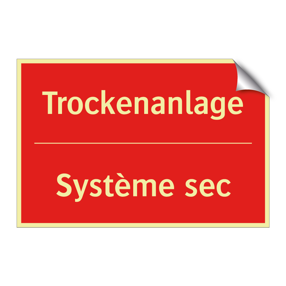 Trockenanlage - Système sec