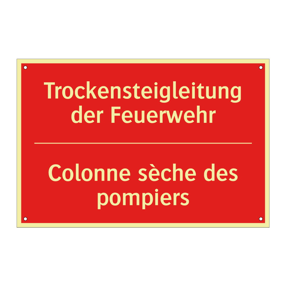 Trockensteigleitung der Feuerwehr /.../ - Colonne sèche des pompiers