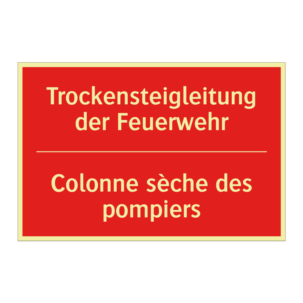 Trockensteigleitung der Feuerwehr /.../ - Colonne sèche des pompiers