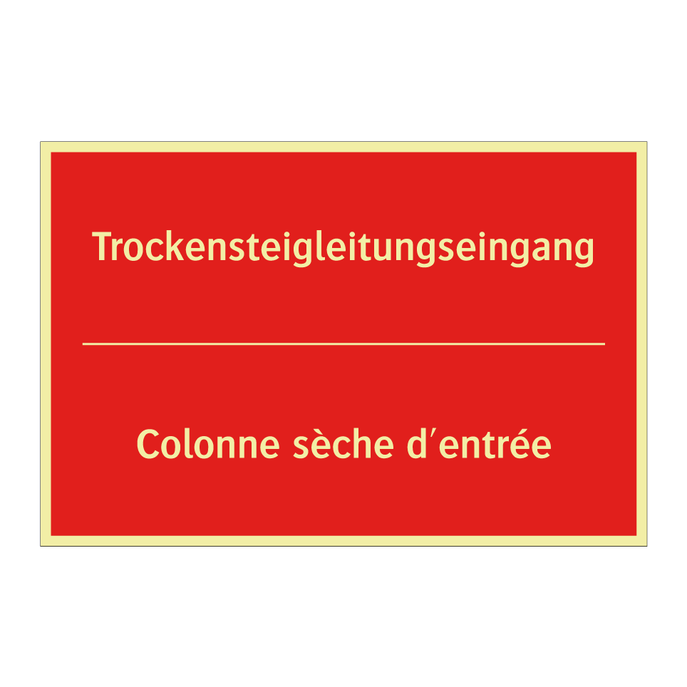 Trockensteigleitungseingang - Colonne sèche d'entrée