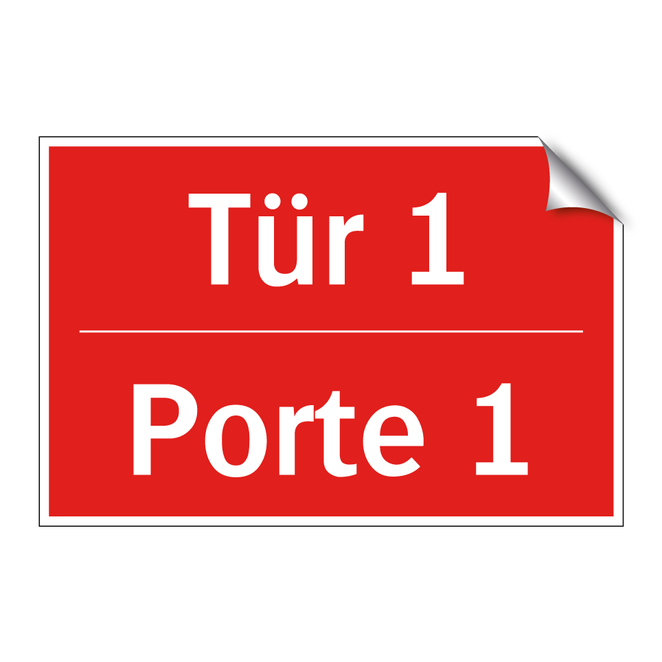 Tür 1 - Porte 1