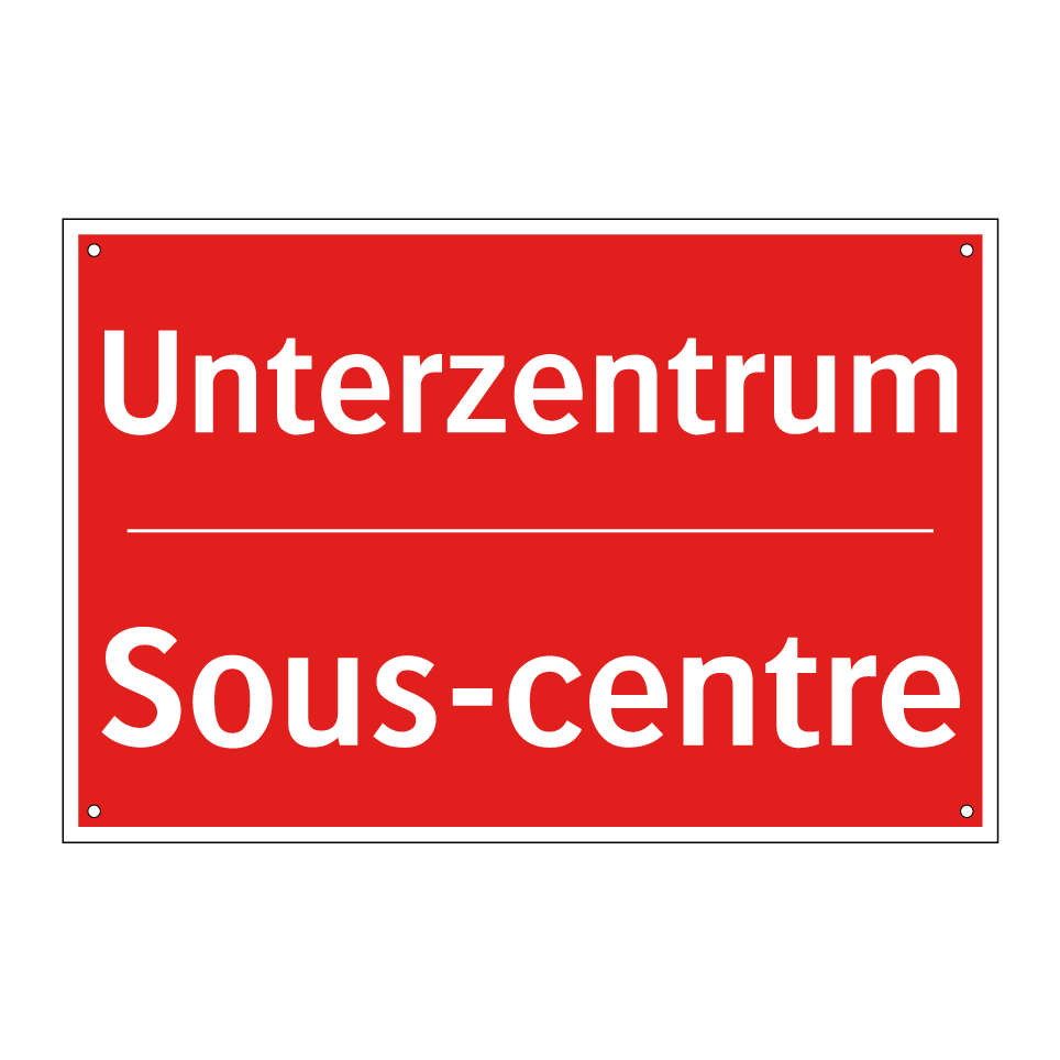 Unterzentrum - Sous-centre
