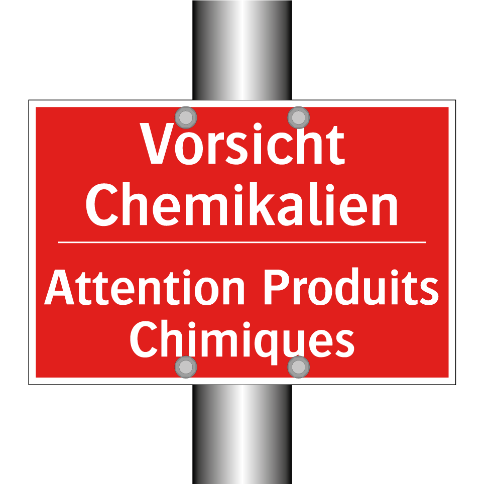 Vorsicht Chemikalien - Attention Produits Chimiques
