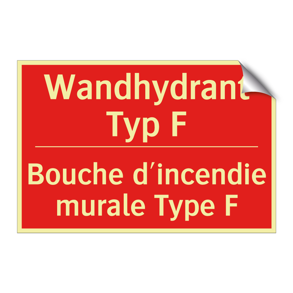 Wandhydrant Typ F - Bouche d'incendie murale Type  /.../