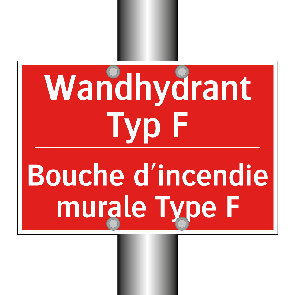 Wandhydrant Typ F - Bouche d'incendie murale Type  /.../