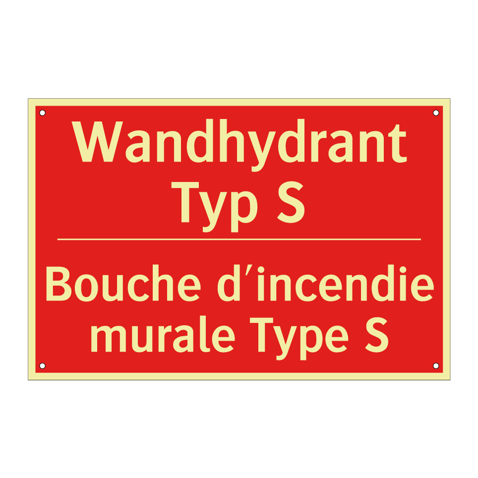 Wandhydrant Typ S - Bouche d'incendie murale Type  /.../
