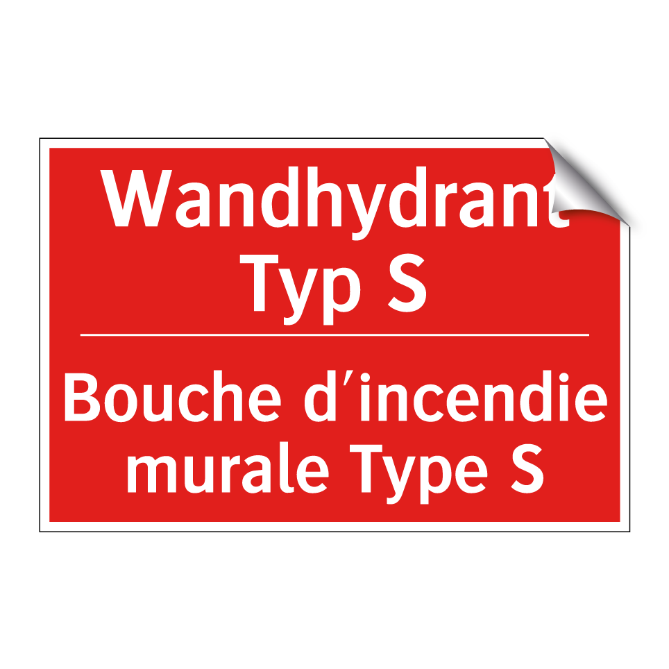 Wandhydrant Typ S - Bouche d'incendie murale Type  /.../
