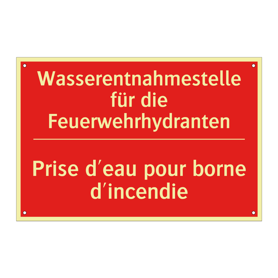 Wasserentnahmestelle für die Feuerwehrhydranten /.../ - Prise d'eau pour borne d'incendie /.../