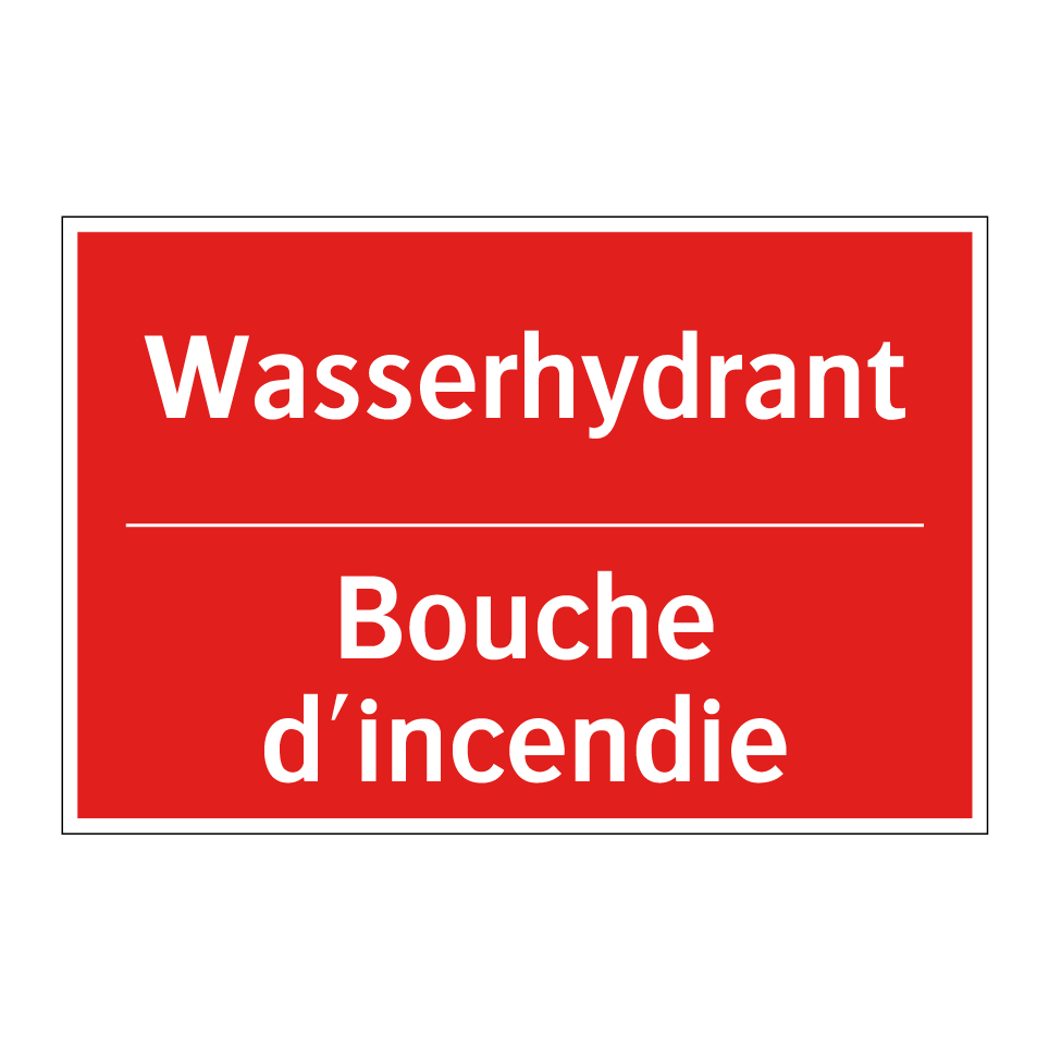 Wasserhydrant - Bouche d'incendie