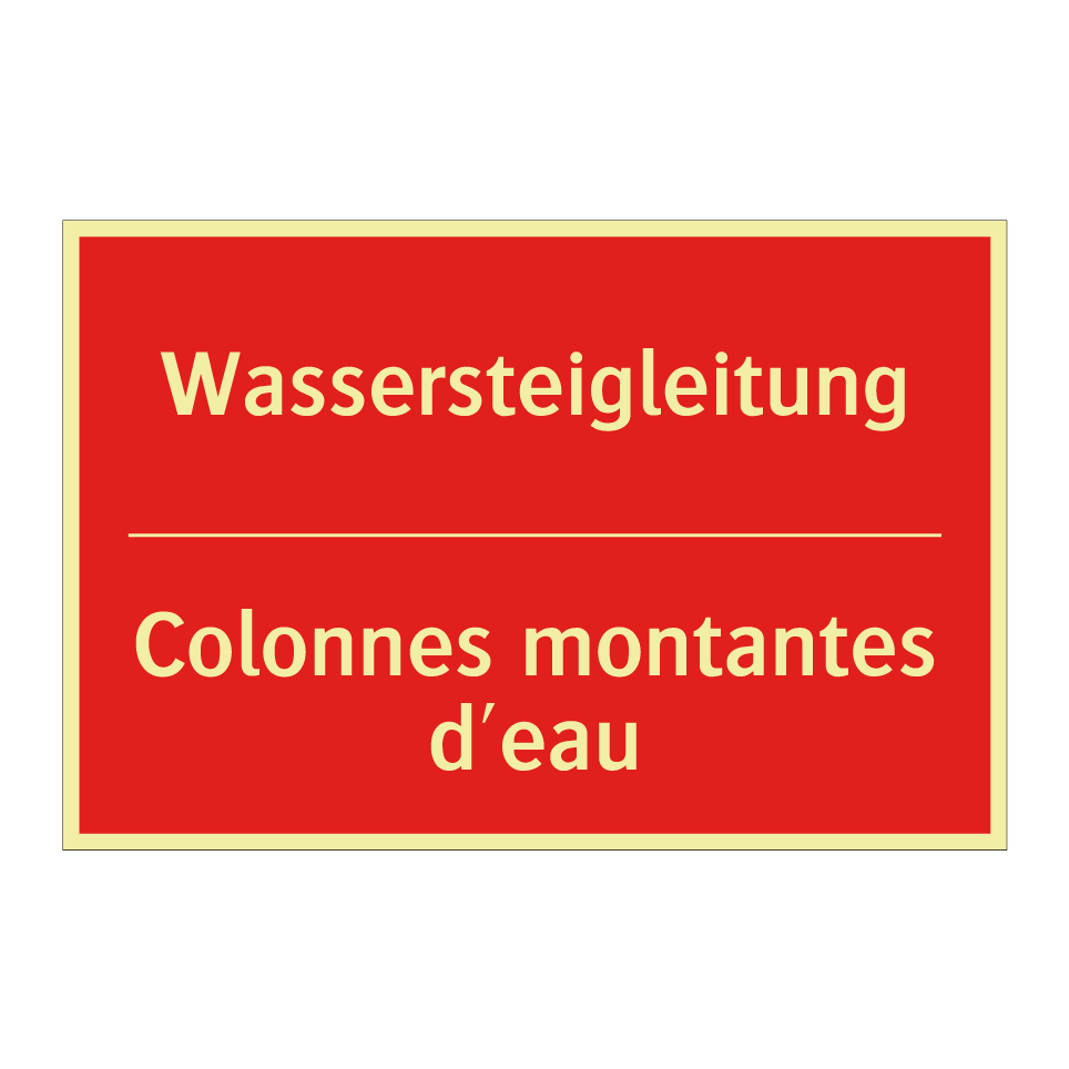 Wassersteigleitung - Colonnes montantes d'eau