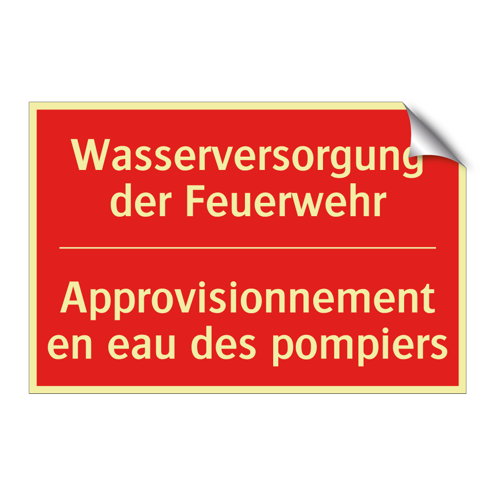 Wasserversorgung der Feuerwehr - Approvisionnement en eau des pompiers /.../