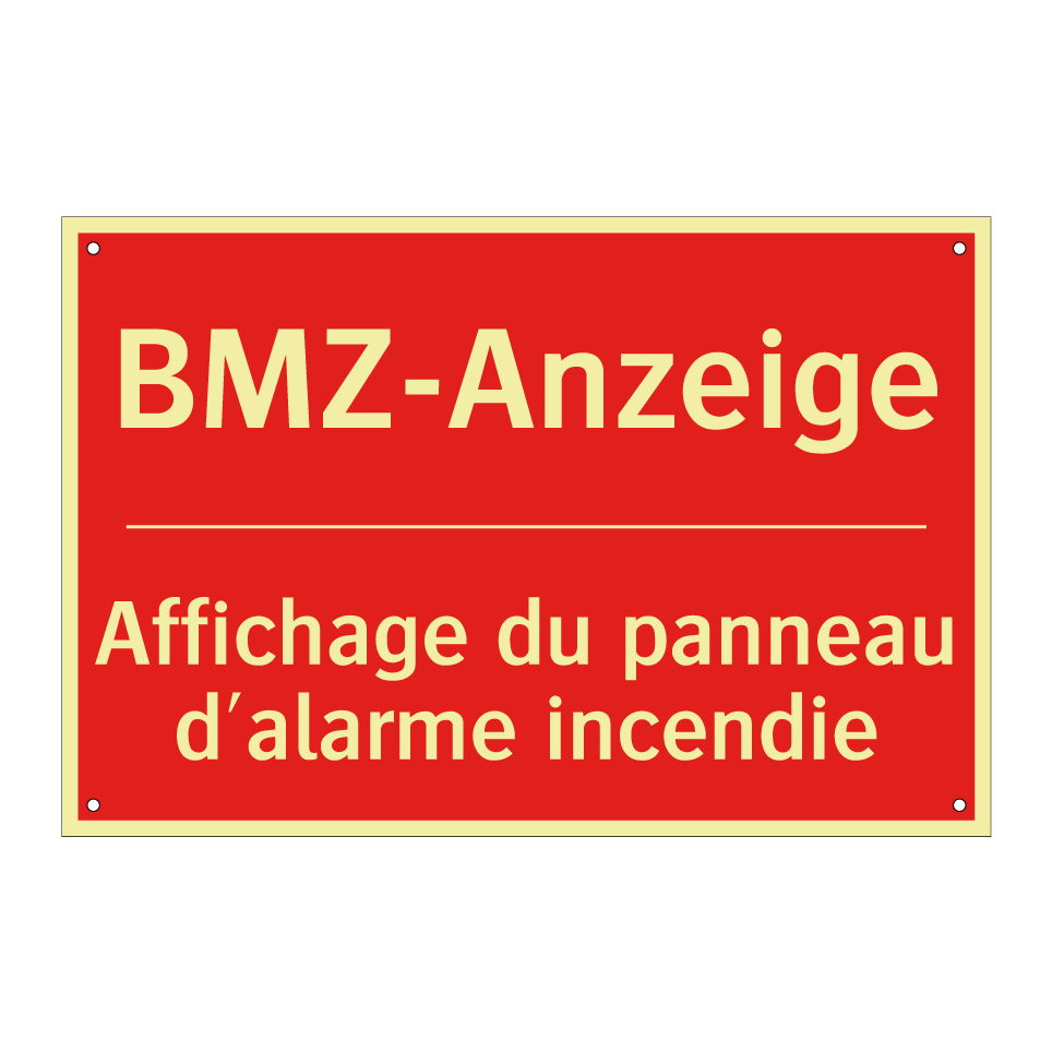 BMZ-Anzeige - Affichage du panneau d'alarme  /.../