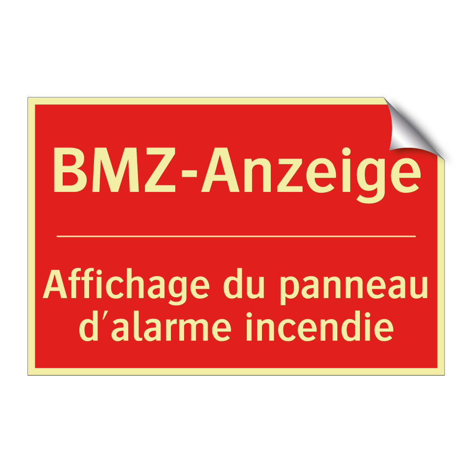 BMZ-Anzeige - Affichage du panneau d'alarme  /.../