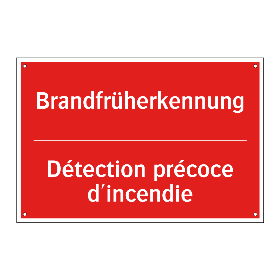 Brandfrüherkennung - Détection précoce d'incendie