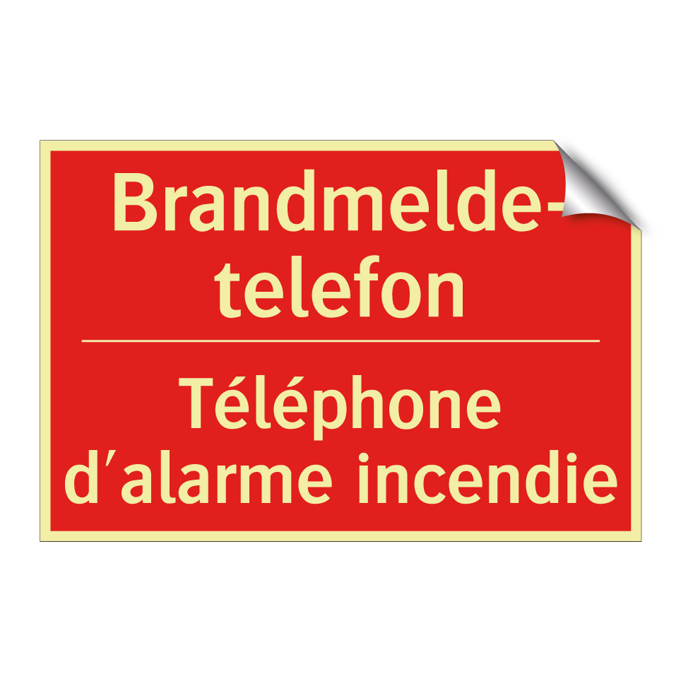 Brandmelde- telefon - Téléphone d'alarme incendie