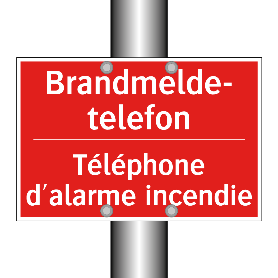 Brandmelde- telefon - Téléphone d'alarme incendie