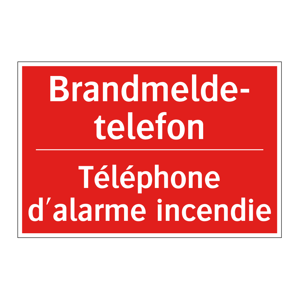 Brandmelde- telefon - Téléphone d'alarme incendie