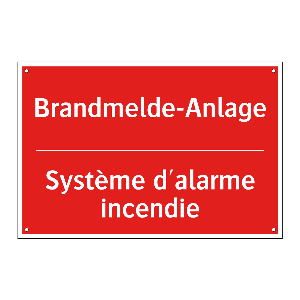 Brandmelde-Anlage - Système d'alarme incendie