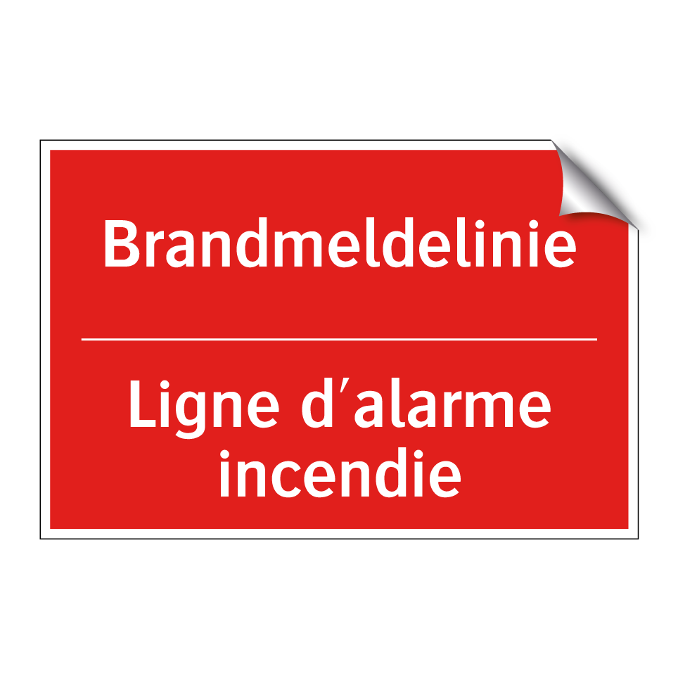 Brandmeldelinie - Ligne d'alarme incendie