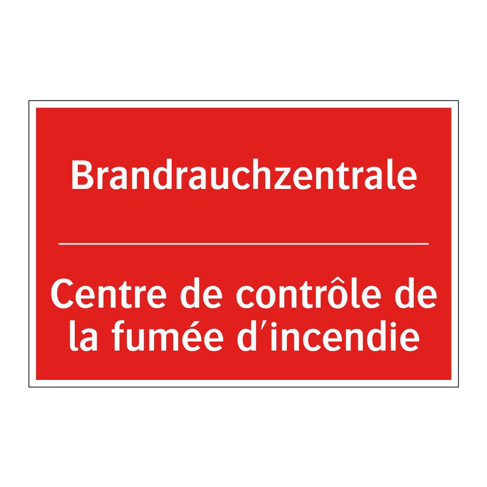 Brandrauchzentrale - Centre de contrôle de la fumée  /.../