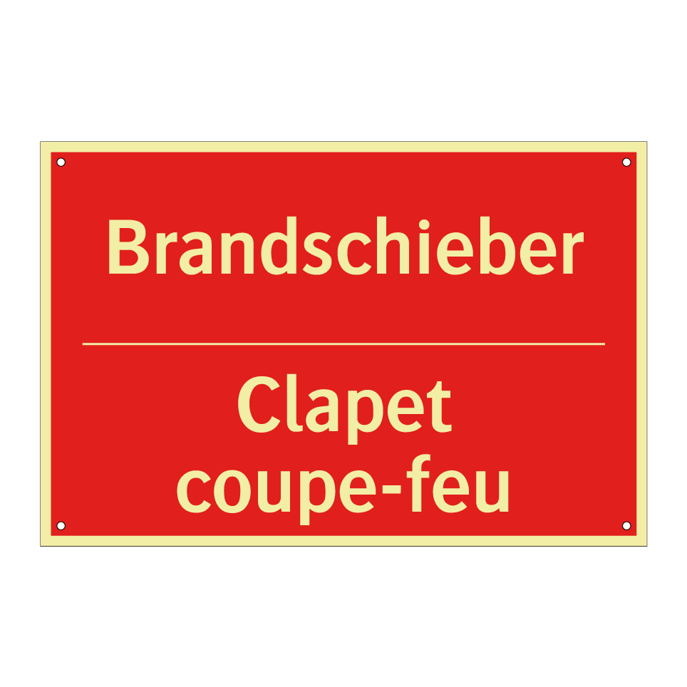 Brandschieber - Clapet coupe-feu