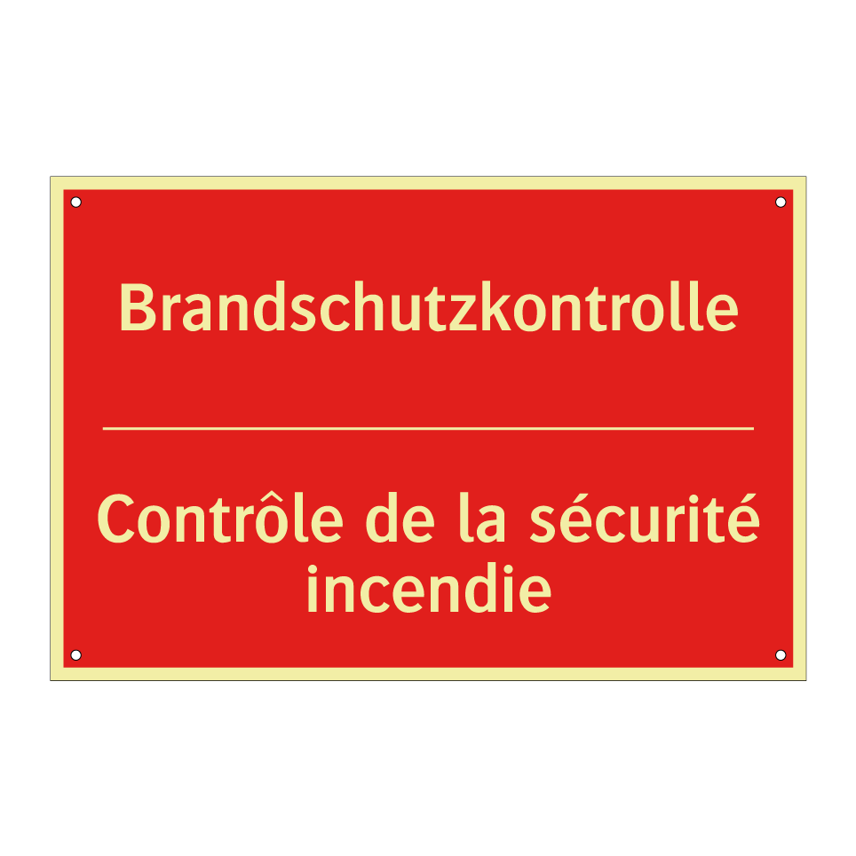 Brandschutzkontrolle - Contrôle de la sécurité incendie /.../