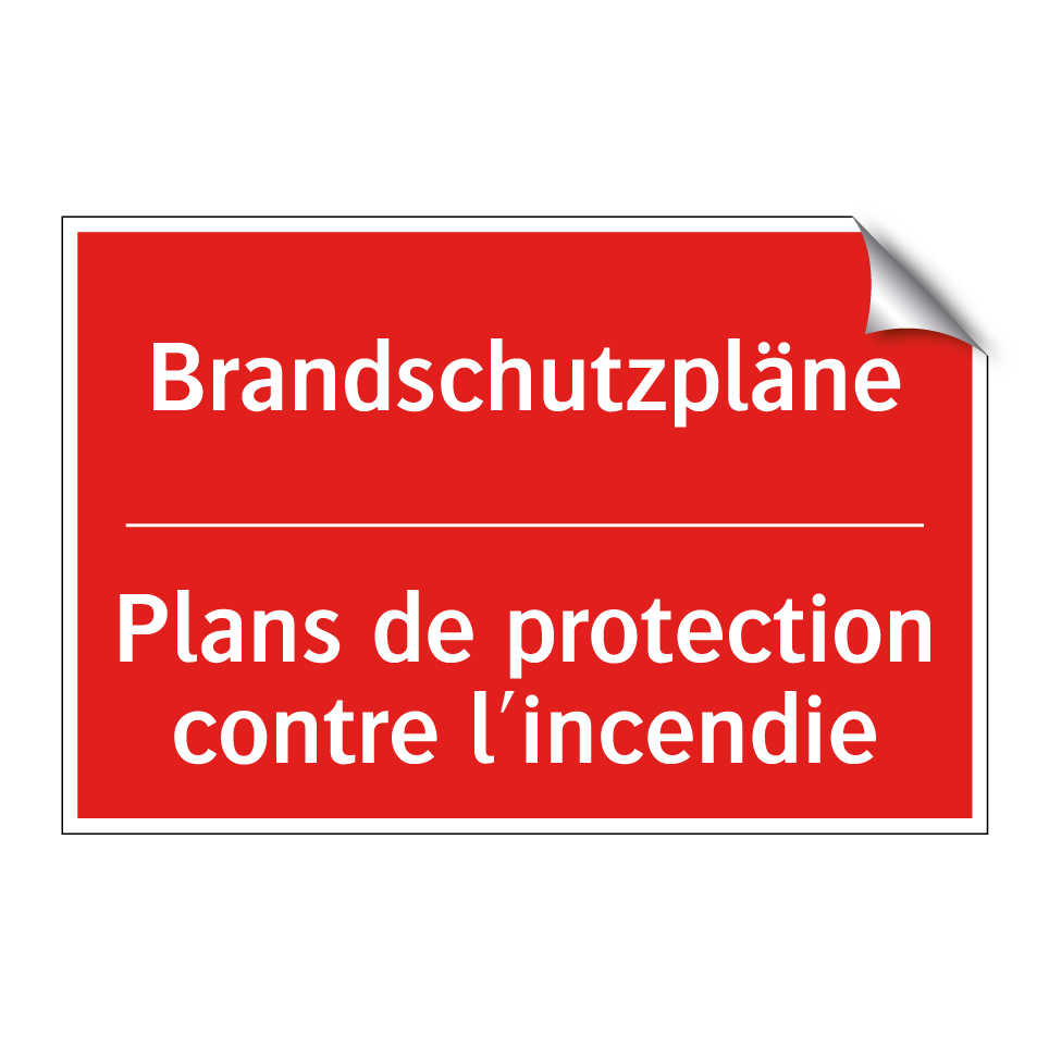 Brandschutzpläne - Plans de protection contre l'incendie /.../