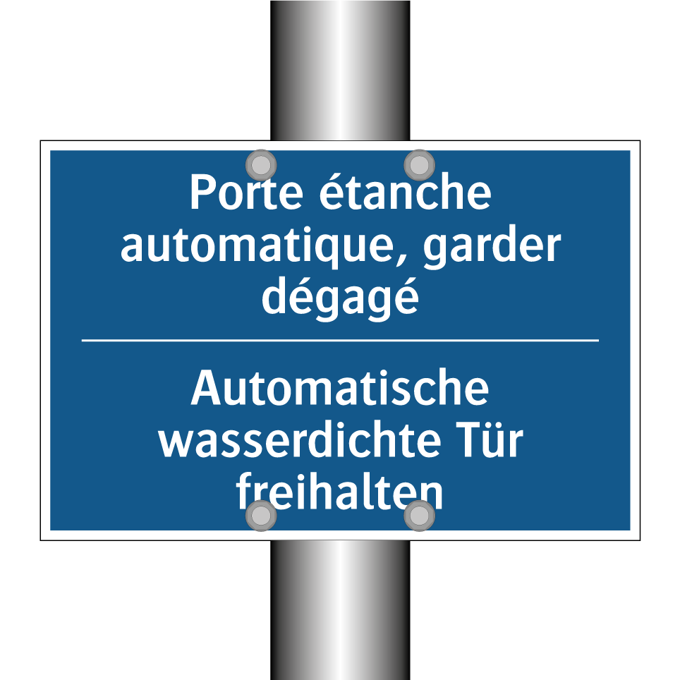 Automatische wasserdichte Tür  /.../ - Porte étanche automatique, garder  /.../