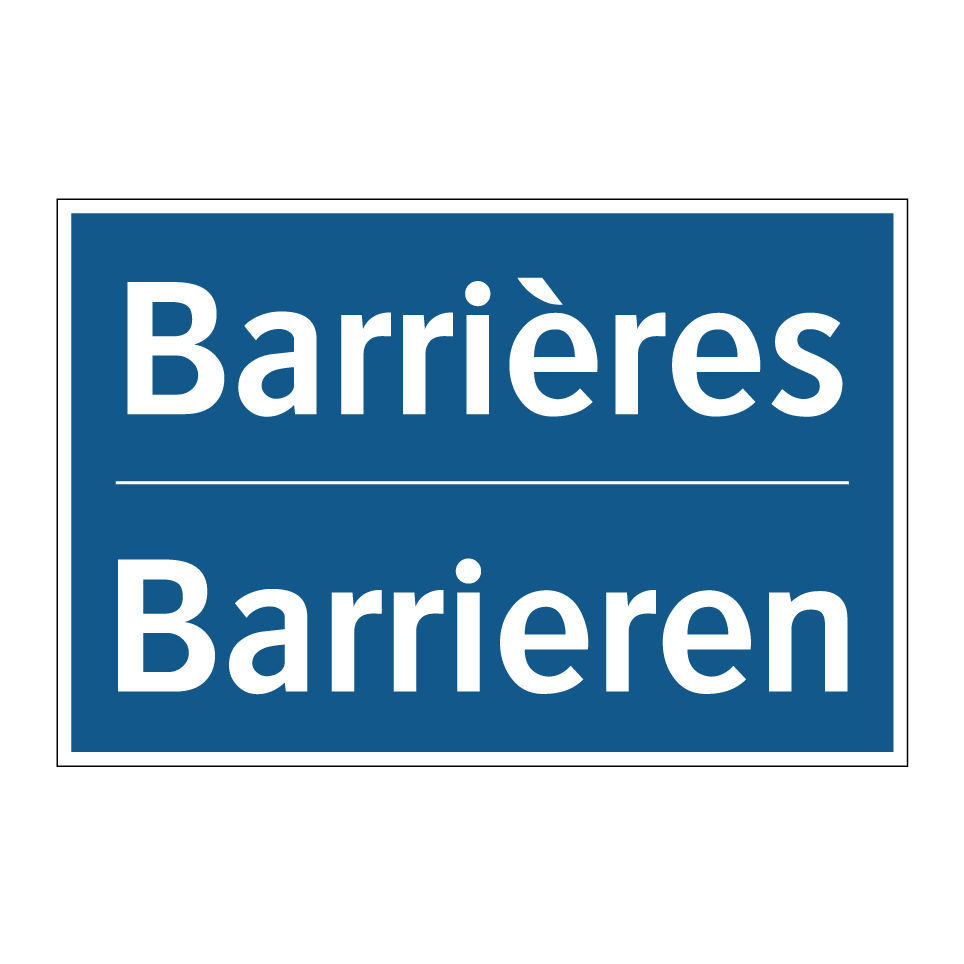 Barrieren - Barrières