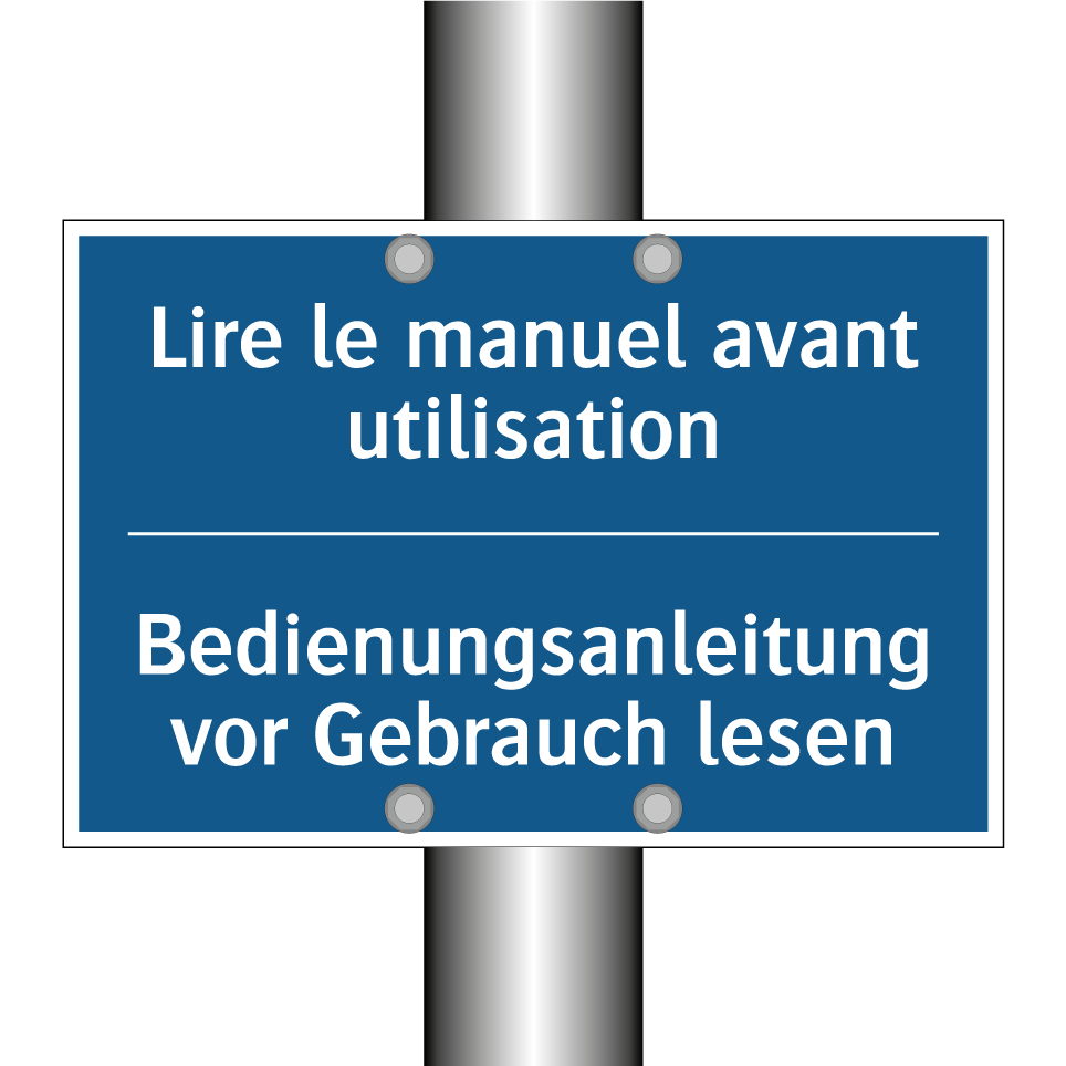 Bedienungsanleitung vor Gebrauch  /.../ - Lire le manuel avant utilisation /.../
