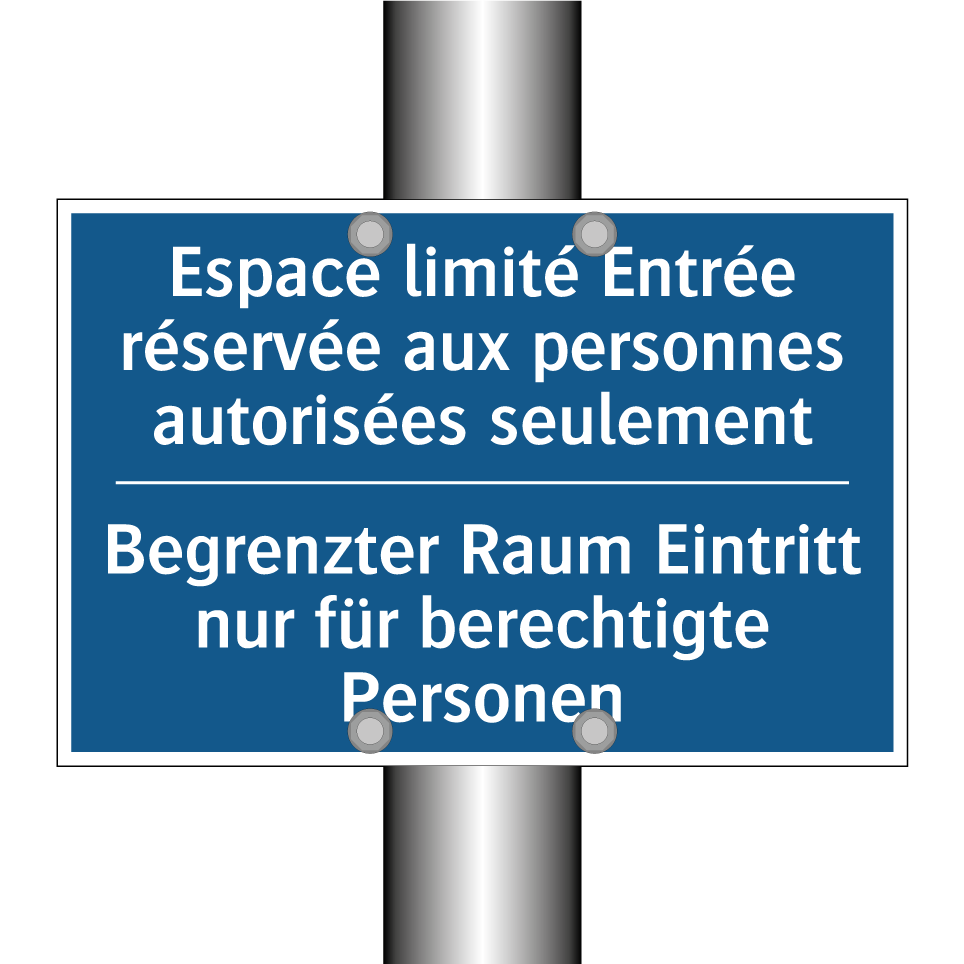 Begrenzter Raum Eintritt nur für  /.../ - Espace limité Entrée réservée  /.../