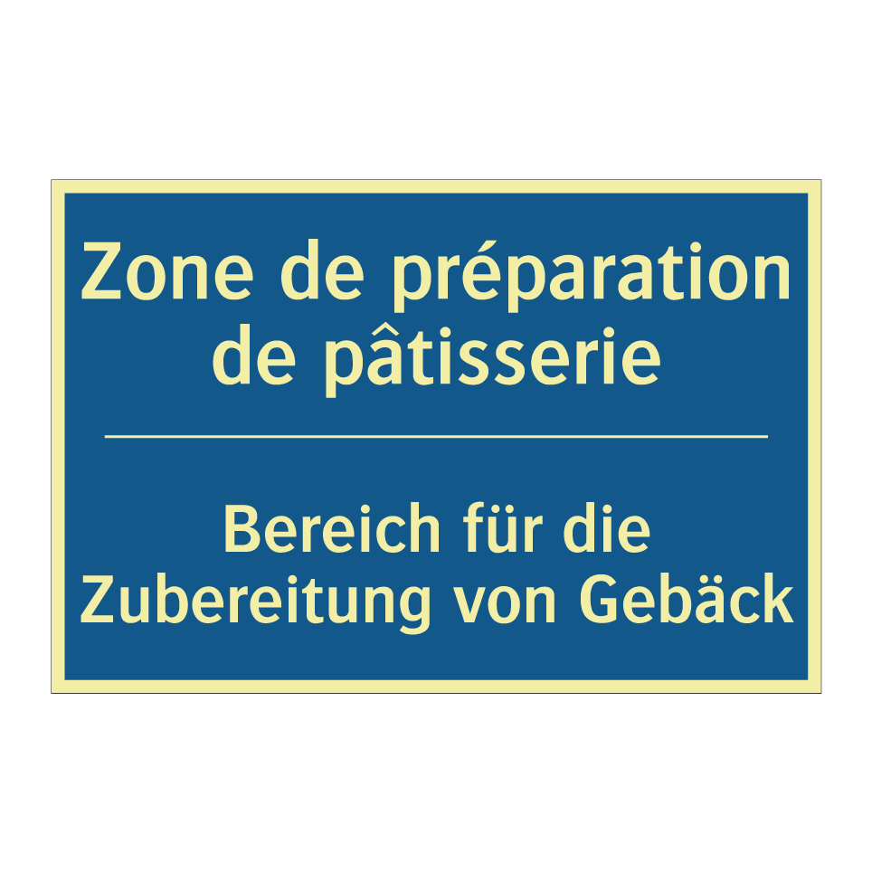 Bereich für die Zubereitung von  /.../ - Zone de préparation de pâtisserie /.../