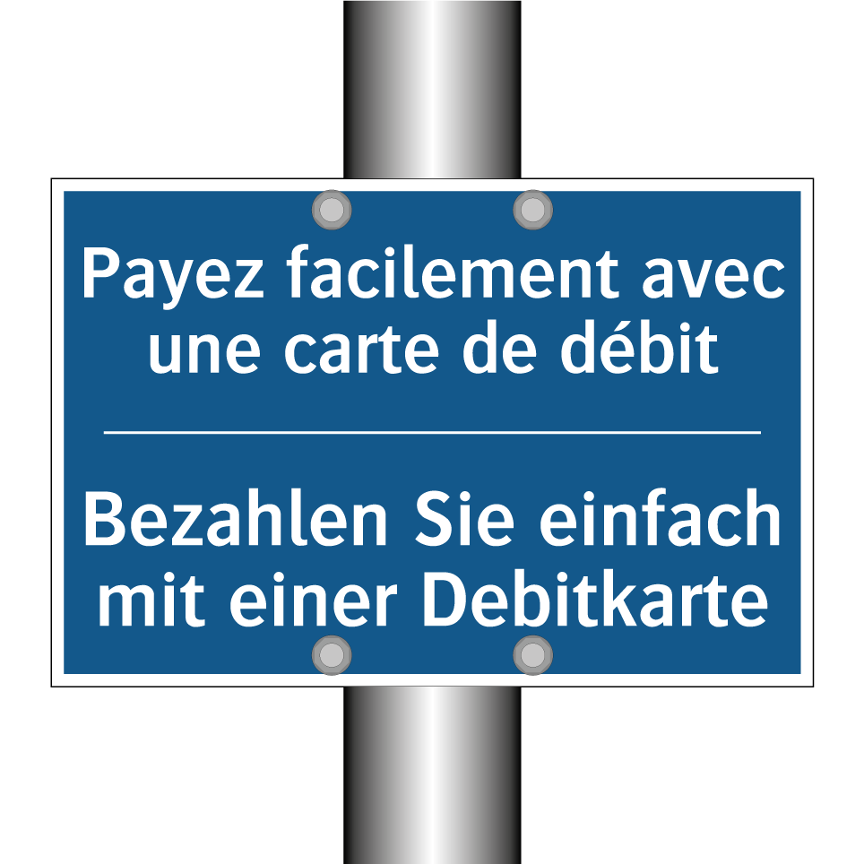 Bezahlen Sie einfach mit einer  /.../ - Payez facilement avec une carte  /.../