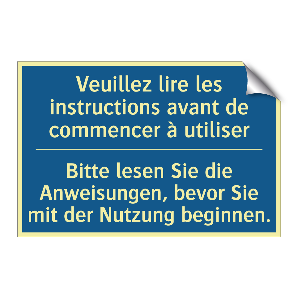 Bitte lesen Sie die Anweisungen,  /.../ - Veuillez lire les instructions  /.../