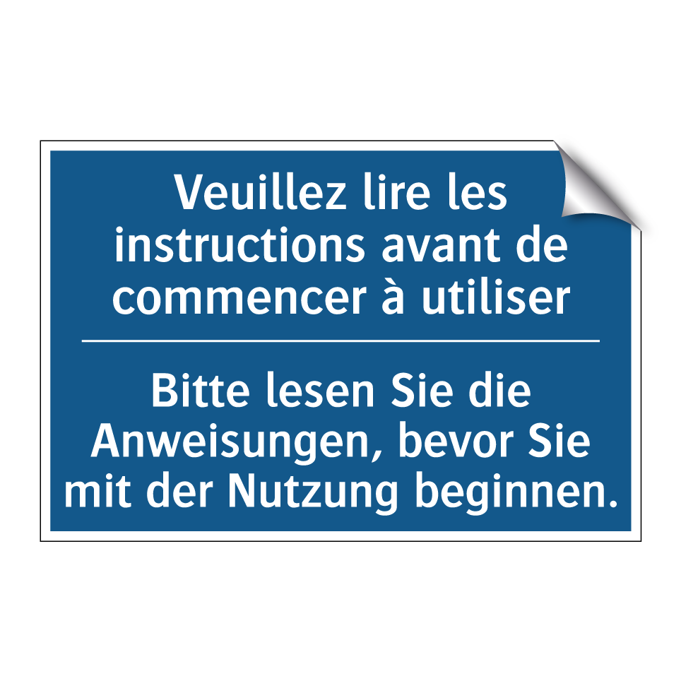 Bitte lesen Sie die Anweisungen,  /.../ - Veuillez lire les instructions  /.../