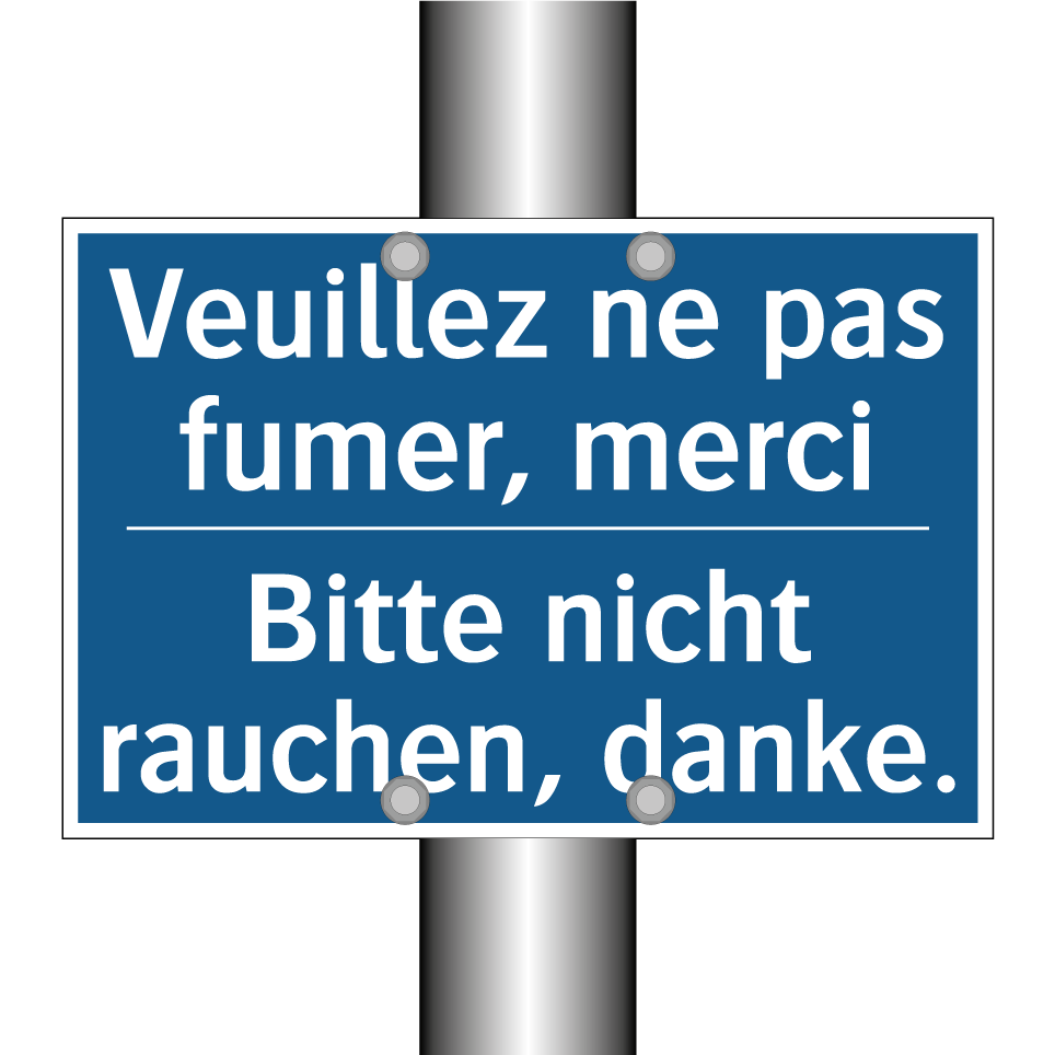 Bitte nicht rauchen, danke. - Veuillez ne pas fumer, merci