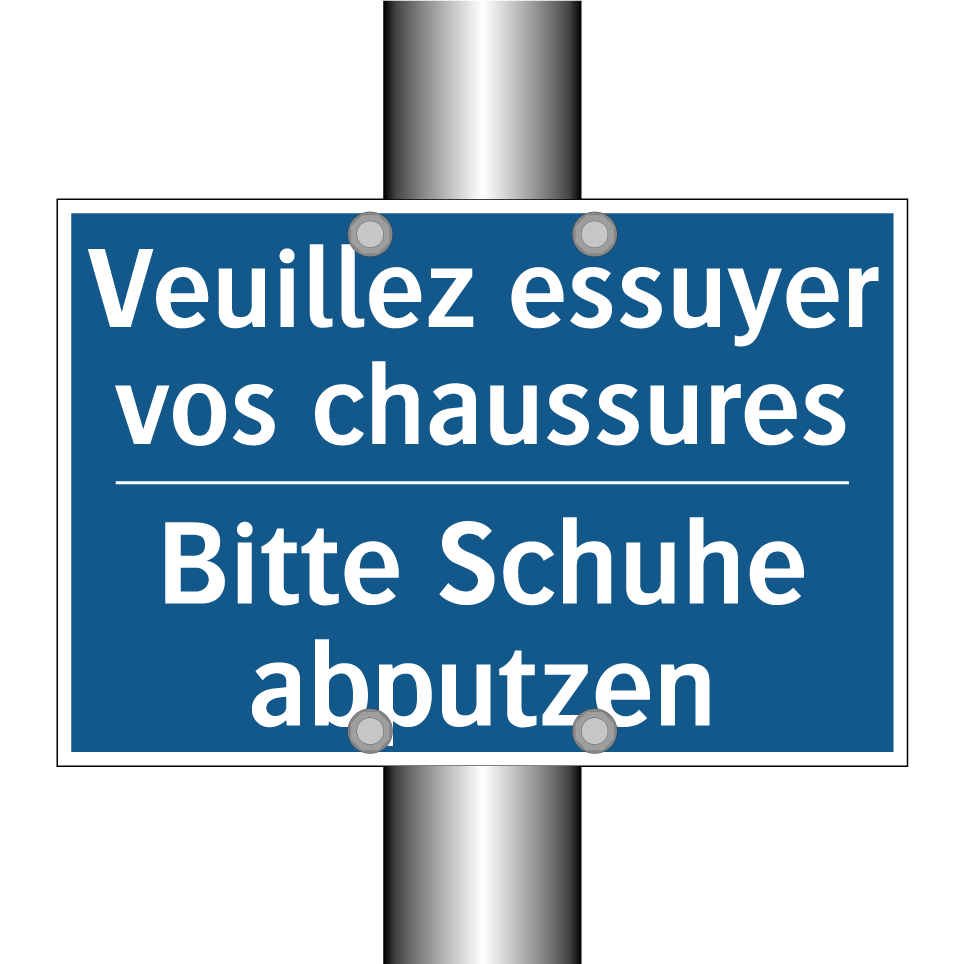 Bitte Schuhe abputzen - Veuillez essuyer vos chaussures /.../