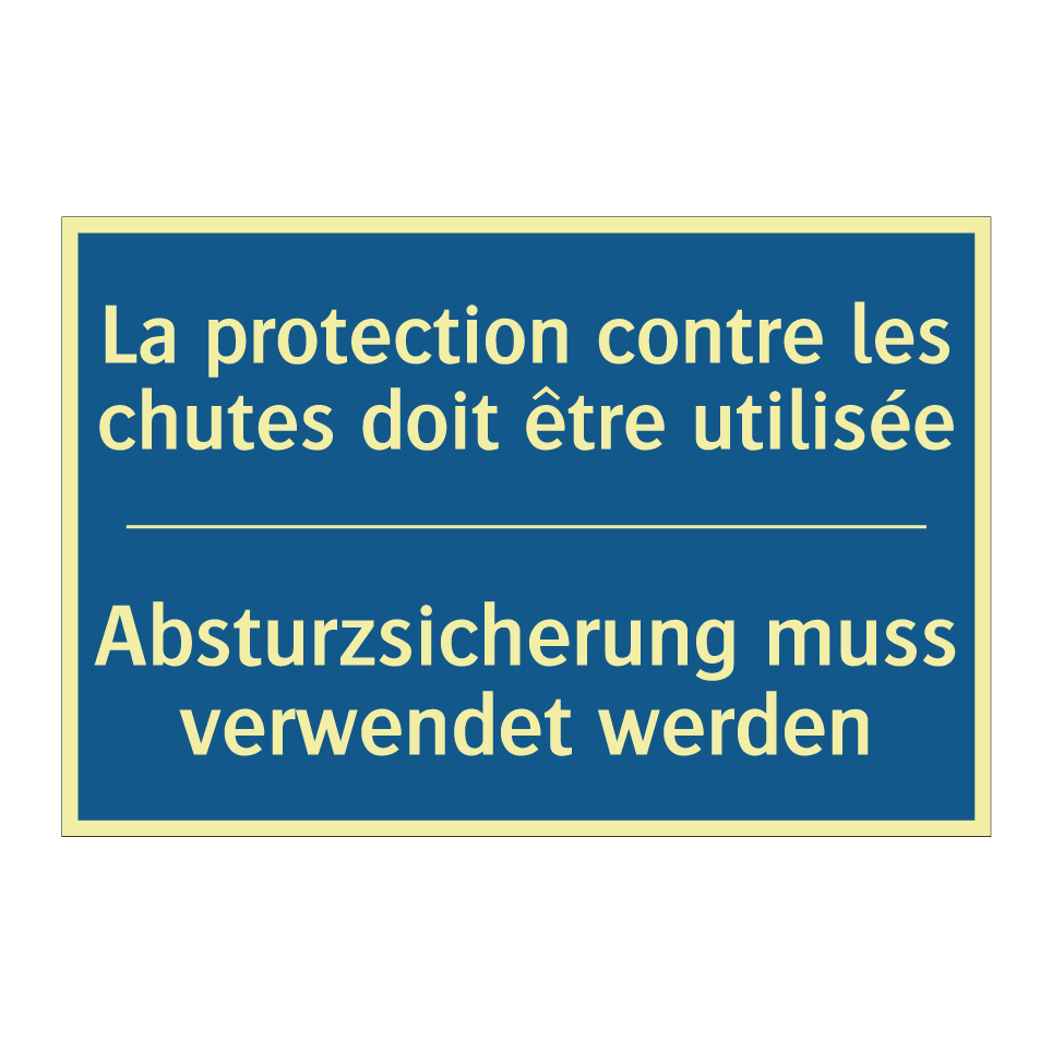 Absturzsicherung muss verwendet  /.../ - La protection contre les chutes  /.../