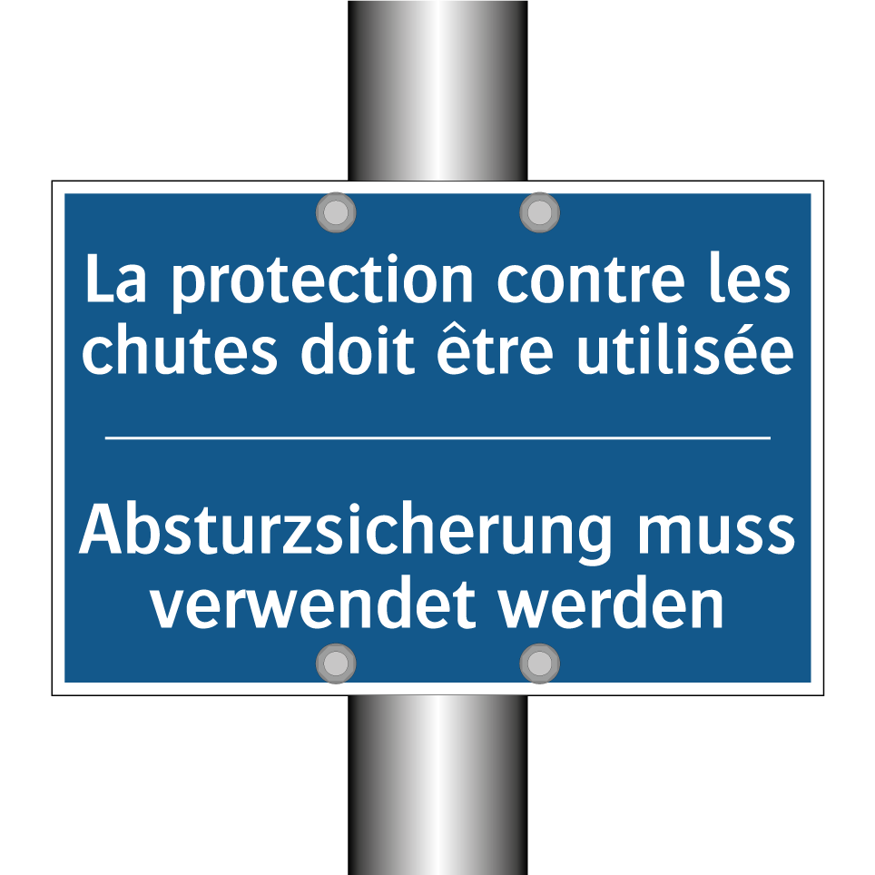 Absturzsicherung muss verwendet  /.../ - La protection contre les chutes  /.../