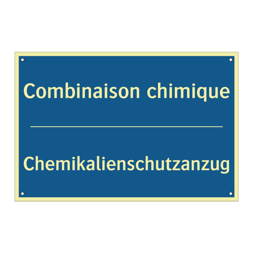 Chemikalienschutzanzug - Combinaison chimique