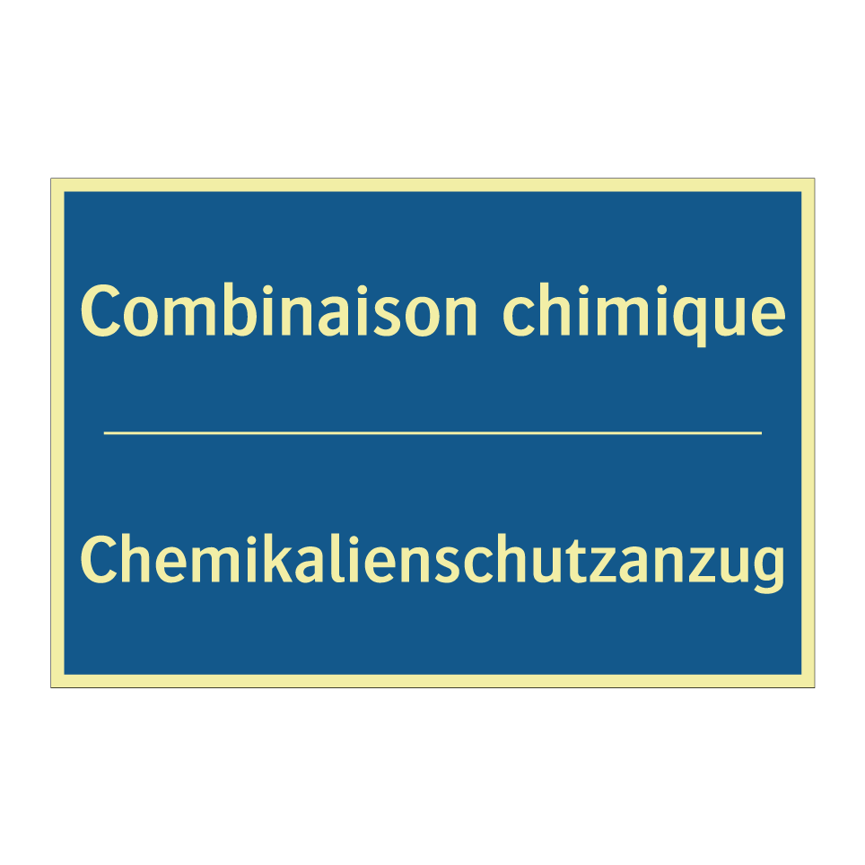 Chemikalienschutzanzug - Combinaison chimique