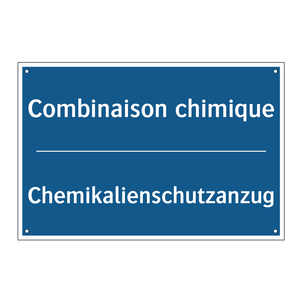 Chemikalienschutzanzug - Combinaison chimique
