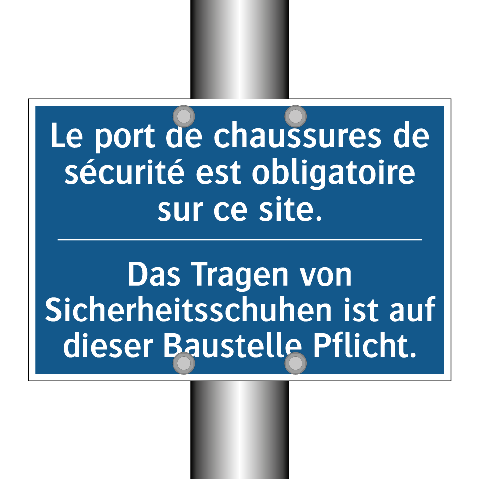 Das Tragen von Sicherheitsschuhen  /.../ - Le port de chaussures de sécurité  /.../