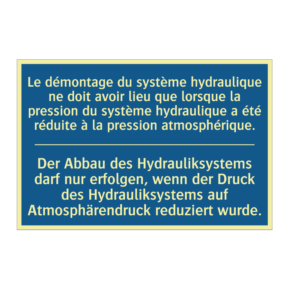 Der Abbau des Hydrauliksystems  /.../ - Le démontage du système hydraulique  /.../