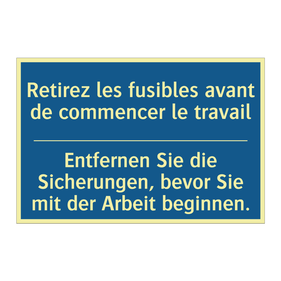 Entfernen Sie die Sicherungen,  /.../ - Retirez les fusibles avant de  /.../
