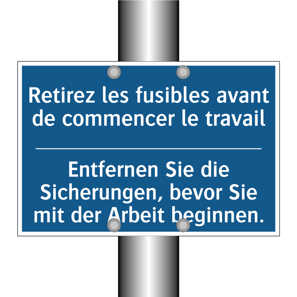 Entfernen Sie die Sicherungen,  /.../ - Retirez les fusibles avant de  /.../