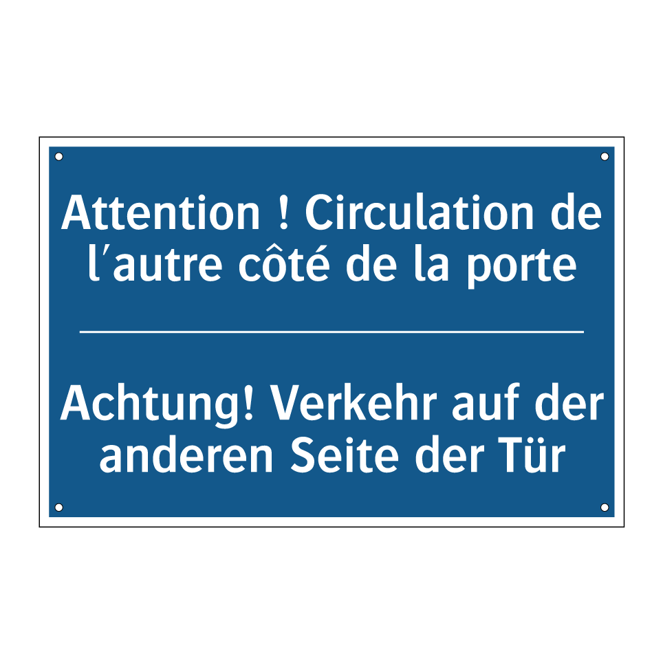 Achtung! Verkehr auf der anderen  /.../ - Attention ! Circulation de l'autre  /.../