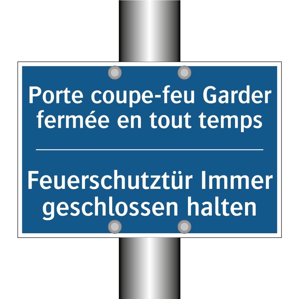 Feuerschutztür Immer geschlossen  /.../ - Porte coupe-feu Garder fermée  /.../